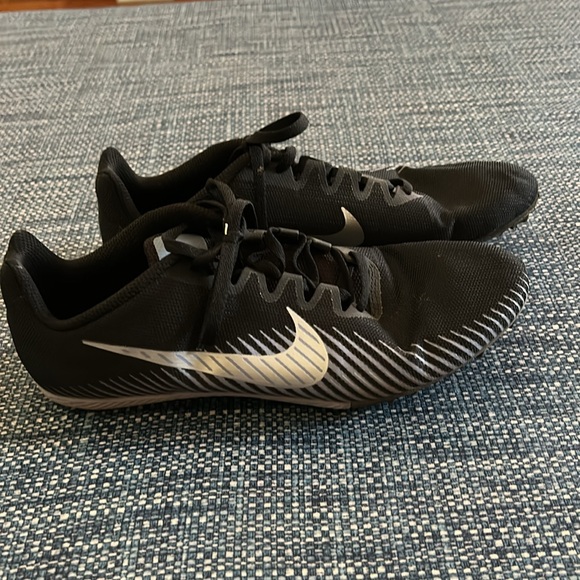 Nike Zoom Rival M Track and Field Shoes Black Lace Up Men's size US 9.5 - Picture 4 of 7